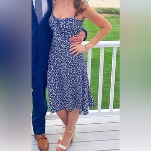 Reformation floral midi dress